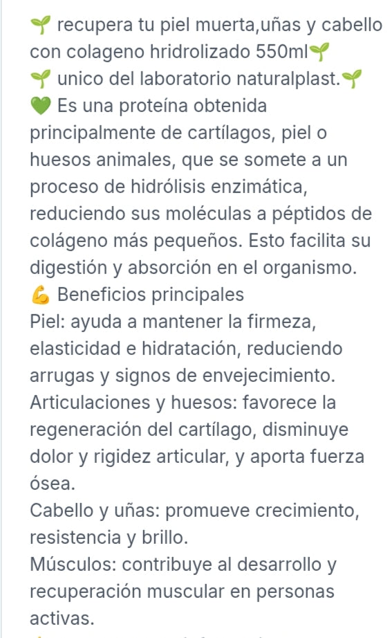 COLAGENO HIDROLIZADO