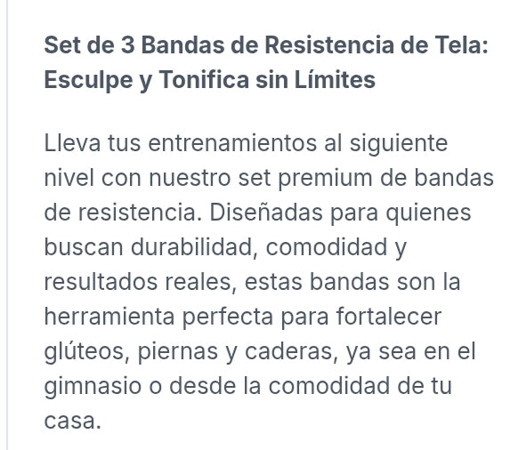 3 bandas elásticas